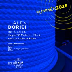 Evento Alex Dorici Dep Art OUT 