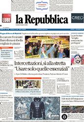 La Repubblica | 3 novembre 2017 | Salvo