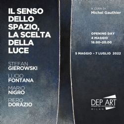 Mostra Stefan GIEROWSKI  Il senso dello spazio, la scelta della luce
